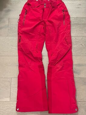 Columbia Red Omni-Heat Insulated Ski Pants